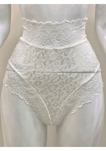 Ekru Dantelli Yüksek Bel Külot VENÜS-K1012 fiyatları