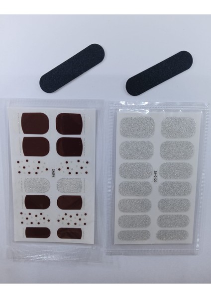 Kendinden Yapışkanlı Nail Sticker 2 Paket Tırnak Stickeri Takma Yapışkanlı Oje Puantiye fiyatları