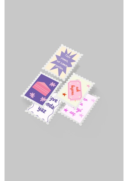 Renkli Pul Sticker Seti 20'li - Bullet Journal Ajanda Scrapbook fiyatları