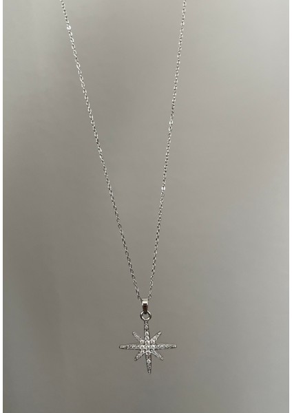 Kadın Kolye 316L Çelik Taşlı Yıldız Kolye Paslanmaz Işıltılı Modern Tasarım Yıldız Koly Taşlı Kolye 316L Çelik Kolye, Paslanmaz Çelik Takı Gümüş Renk Kolye Kadın Kolye Modelleri, Alerji Yapmaz Kolye indirimleri