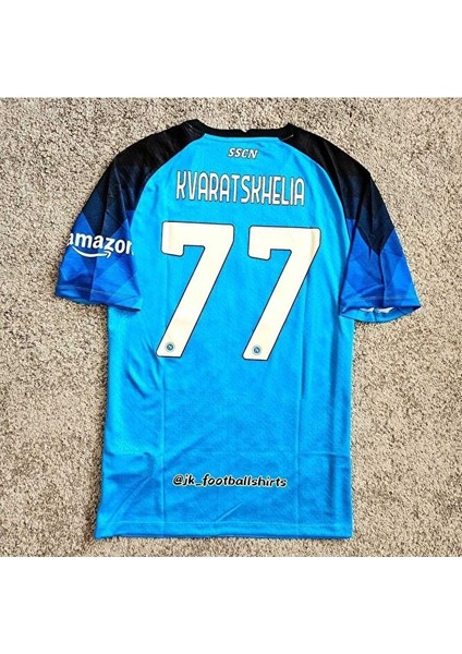 Napoli 2023/24 Yeni Sezon Kvaratskhelıa Iç Saha Forması