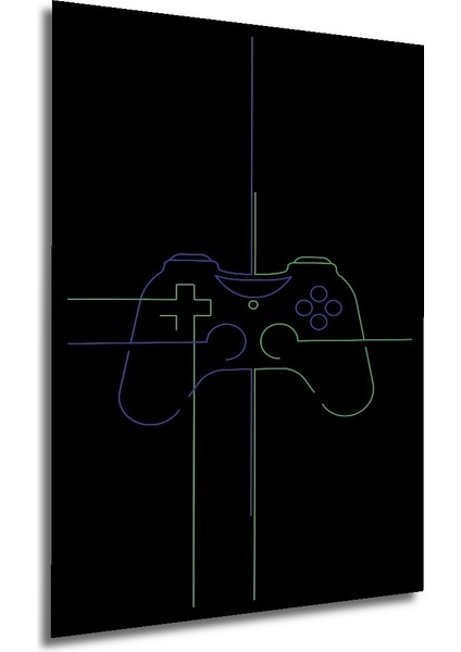 Çerçeve Görünümlü Renkli Oyun Konsolu Dekoratif Ahşap Mdf Ev Duvar Tablo Dikdörtgen Ev Duvar Tablo modelleri