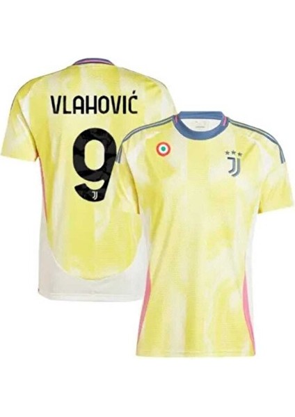 Juventuss 2024/25 Yeni Sezon Dusan Vlahovic Deplasman Forması (Sarı) modelleri
