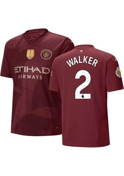 Kyle Walker 2024/25 Yeni Sezon Alternatif Forması (Bordo) modelleri