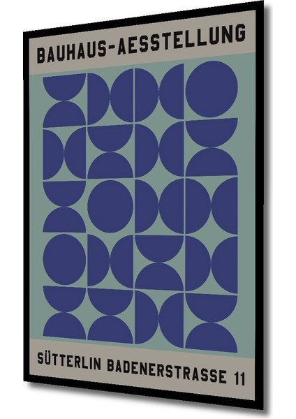 Çerçeve Görünümlü Bauhaus Soyut Desenli Dekoratif Ahşap Mdf Ev Duvar Tablo Dikdörtgen Ev Duvar Tablo fiyatları