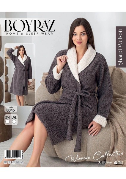 Boyraz 0045 Kadın Sharpi Welsolf Sabahlık