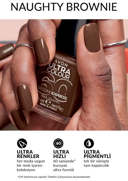 Ultra Colour Tırnak Cilası 10ML - Naughty Brownie fiyatları