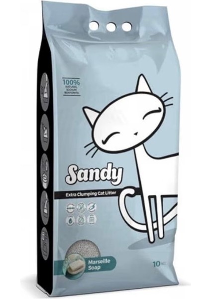 Marsilya Sabunu Ekstra Topaklanan Bentonit Kedi Kumu 10 kg