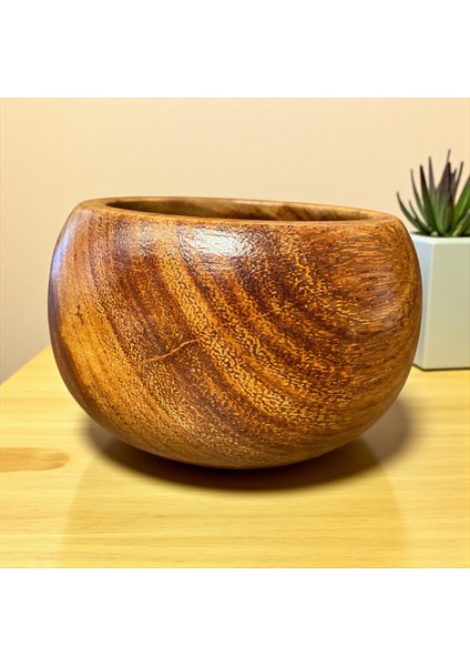 🌿✨ El Yapımı Ireko Ağacından Ahşap Kase fırsatları