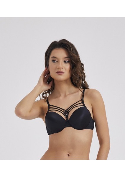 Moonlight 106 Destekli Basıc Sütyen Siyah