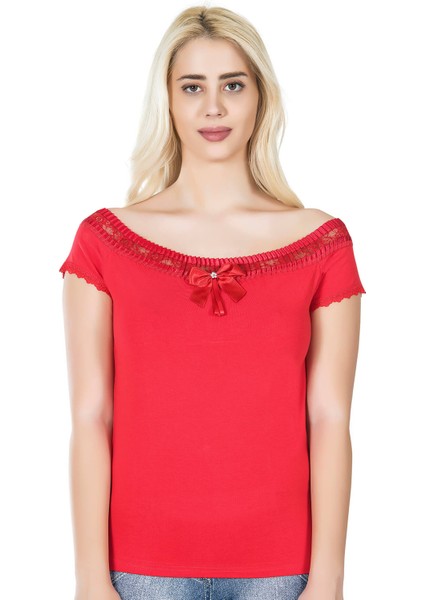 Dantelli Kadın Tişört 259