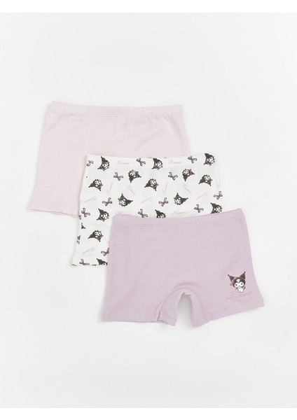 Yeni Sezon Kuromi Baskılı Kız Çocuk Boxer 3'lü
