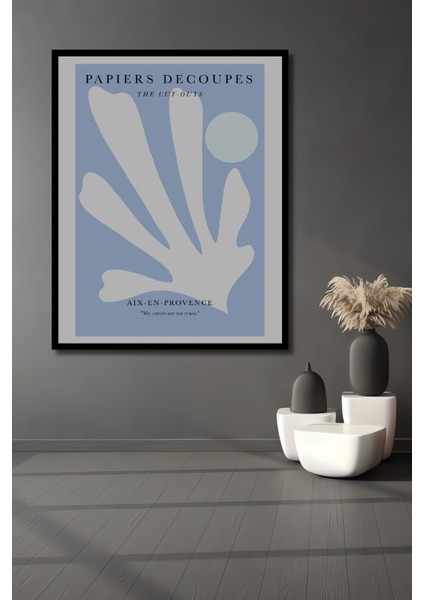 Çerçeve Görünümlü Matisse Stilize Soyut Ahşap Mdf Dekoratif Ev Duvar Tablo Dikdörtgen Ev Duvar Tablo