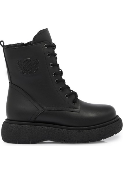 Siyah Hakiki Deri Kadın Bot