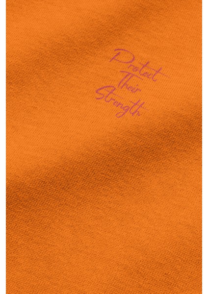 Doberman Sırt Baskılı Kapüşonlu Oversize Sweatshirt Köpekli Turuncu Hoodie H1193 fırsatları