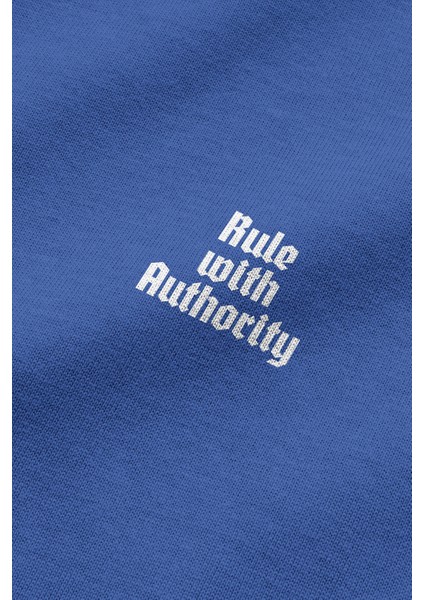 Empress Satranç Sırt Baskılı Kapüşonlu Oversize Sweatshirt Mavi Hoodie H1196 fırsatları