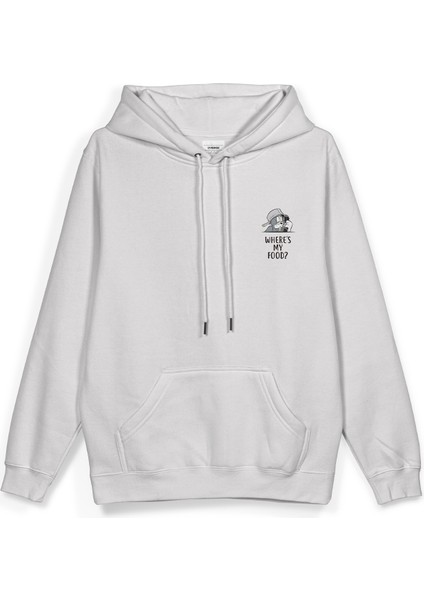 Tom & Jerry Baskılı Kapüşonlu Oversize Sweatshirt Beyaz Hoodie H1381 fiyatları