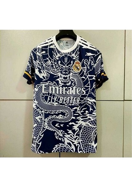 Real Madrid 2023-24 Özel Çin Yılı Ejderha Desenli Konsept Forması