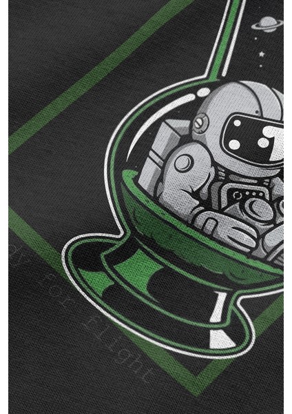 Bong Astronot Sırt Baskılı Siyah Oversize Sweatshirt S1198 indirimleri