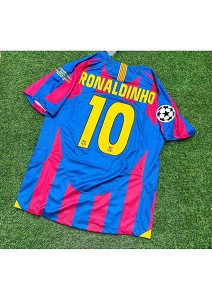 B.a.r.c.e.l.o.n.a 2008-2009 Sezonu Ronaldinho Nostalji Forması