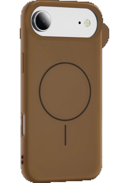CPT05 Apple iPhone 17 Air Jully Magsafe Kapak - Kahverengi