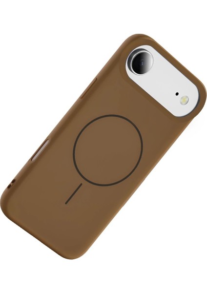 CPT05 Apple iPhone 17 Air Jully Magsafe Kapak - Kahverengi modelleri