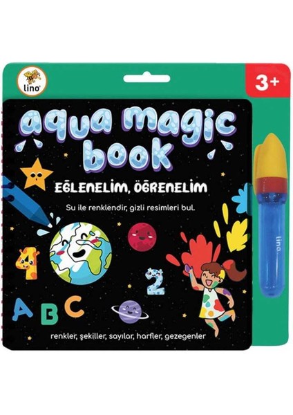 Aqua Magic Book Eğlenelim Öğrenelim (Sihirli Boyama Kitabı)