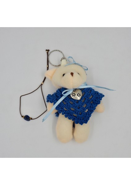 Sevdiğinize Özel Ayıcık Anahtarlık ve Doğal Lapis Taşlı Bileklik Hediye Seti fiyatları