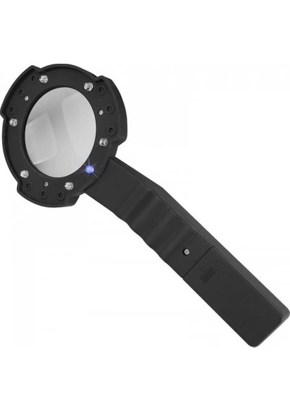 7 LED Aydınlatma,fener,pusula,4x Büyütme Okuma Büyüteç TH600557 - Lisinya