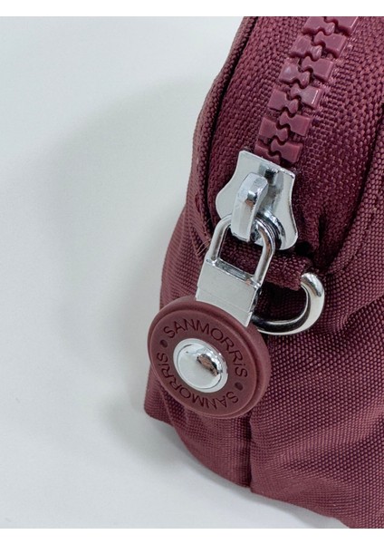 Glc Sanmorris El ve Çapraz Askılı 2 Bölmeli Metal Fermuarlı Kartlık ve Bozuk Para Gözlü Cüzda modelleri