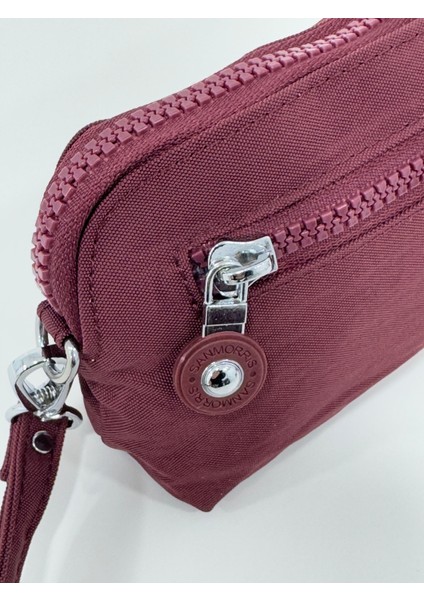 Glc Sanmorris El ve Çapraz Askılı 2 Bölmeli Metal Fermuarlı Kartlık ve Bozuk Para Gözlü Cüzda fırsatları