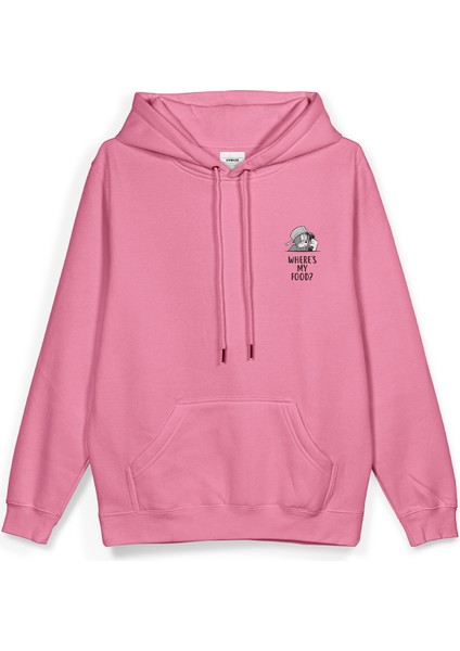 Tom & Jerry Baskılı Kapüşonlu Oversize Sweatshirt Pembe Hoodie H1381 fiyatları