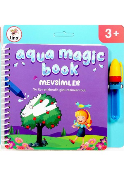 Aqua Magic Book Mevsimler Araçlar (Sihirli Boyama Kitabı)