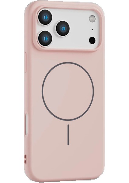 CPT05 Apple iPhone 17 Pro Max Jully Magsafe Kapak - Pudra