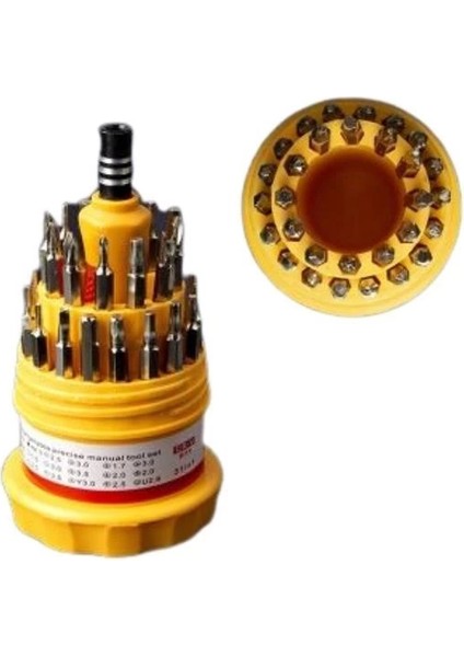 Orta 31 Parça Hassas Tornavida Bits Uç Seti Yumurta Tornavida ( Lisinya ) fiyatları