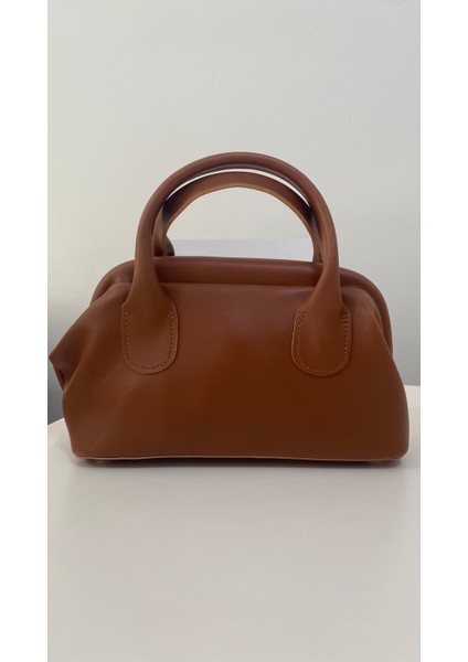 Şık Kadın El ve Omuz Çantası Kahverengi / Kendinden Kulp / Çanta / Omuz Çantası modelleri