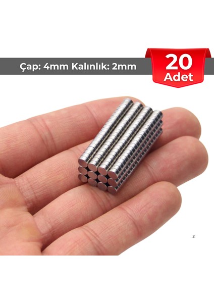 [10 Adet] Neodyum Mıknatıs Çap: 3mm Kalınlık: 3mm [D3X3] Ndfeb Güçlü Mıknatıs – Yuvarlak [NM102] fiyatları