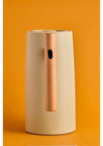 Begonia Nordic Bambu Saplı Cam Vakumlu Termos 1000 ml Yeşil fırsatları