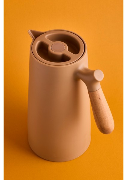 Niva Nordic Bambu Saplı Cam Vakumlu Termos 1000 ml Kahverengi fiyatları