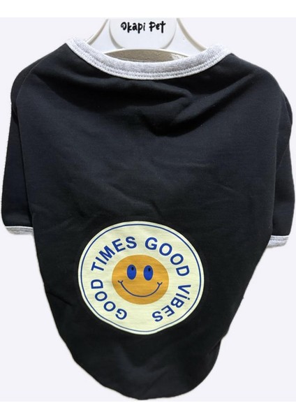 Küçük Irk Kedi Köpek Kıyafeti Desenli Siyah fiyatları