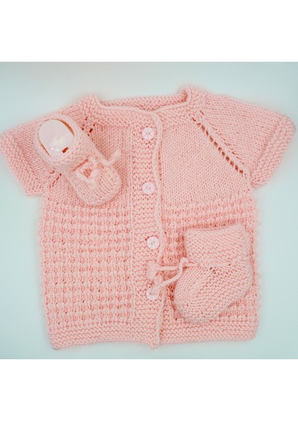 Pembe Yelek-Patik Takım ve Minik Kelebek Amigurumi Oyuncak Hediye Seti fırsatları