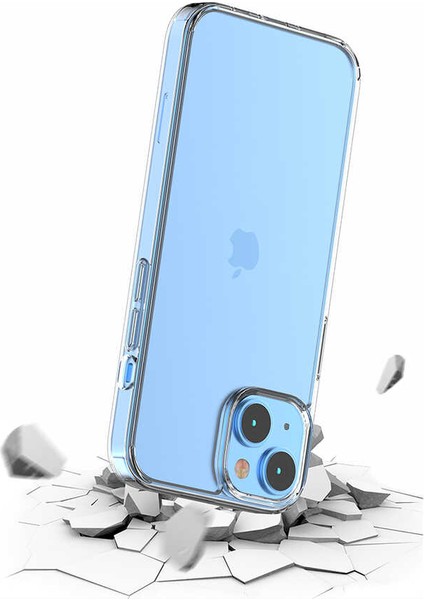 iPhone 14 Uyumlu Aden Coss Kapak-Renksiz modelleri