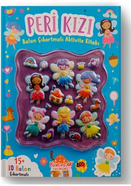 Peri Kızı Balon Çıkartmalı Aktivite Kitabı