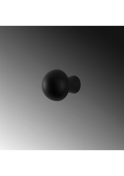 Fungal Modern Metal Sıvama Tekli Duvar Aplik Siyah Çap 12CM,MINIMALIST Dekor Aydınlatma FUNGAL13360A