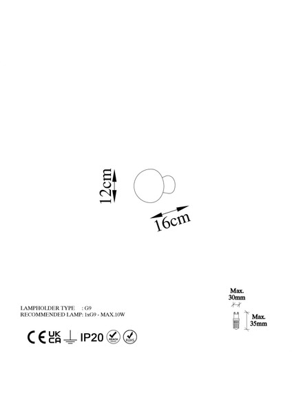 Fungal Modern Metal Sıvama Tekli Duvar Aplik Siyah Çap 12CM,MINIMALIST Dekor Aydınlatma FUNGAL13360A