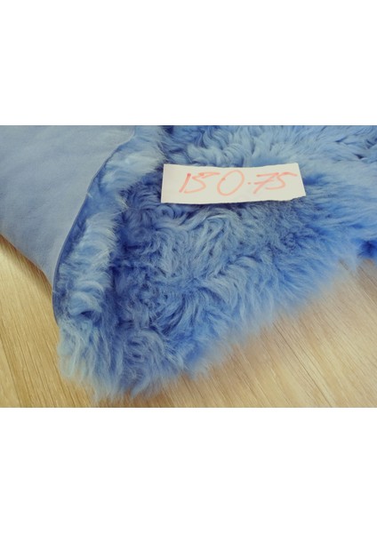 Gerçek Koyun Postundan Toskana Uzun Tüylü, Kalın Tok Duran Rengarenk Halı Seccade