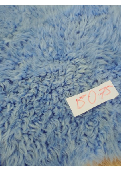 Gerçek Koyun Postundan Toskana Uzun Tüylü, Kalın Tok Duran Rengarenk Halı Seccade