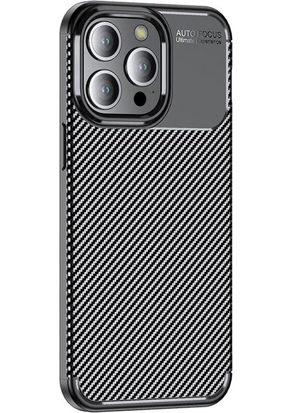 iPhone 15 Pro Uyumlu Aden Negro Silikon Kapak-Siyah