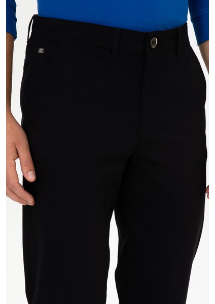 Erkek Siyah Pantolon (Kanvas-Chino) 50311604-VR046 indirimleri