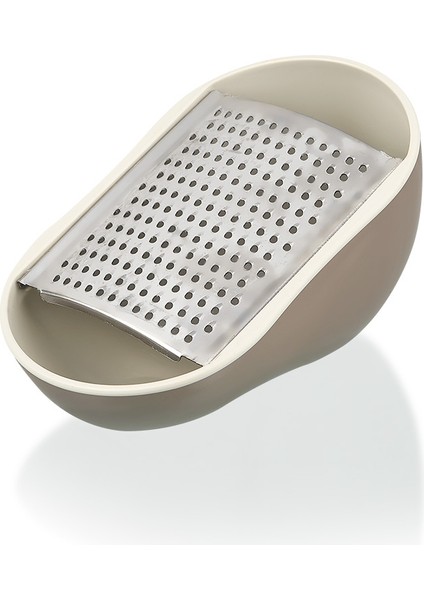 Rende Qlux Paslanmaz Çelik Rende L-00665 Rende Salata Peynir Rendesi Hazneli Rende